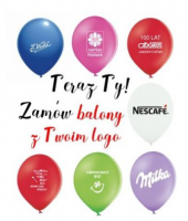 Balony z nadrukiem logo (dla firm)