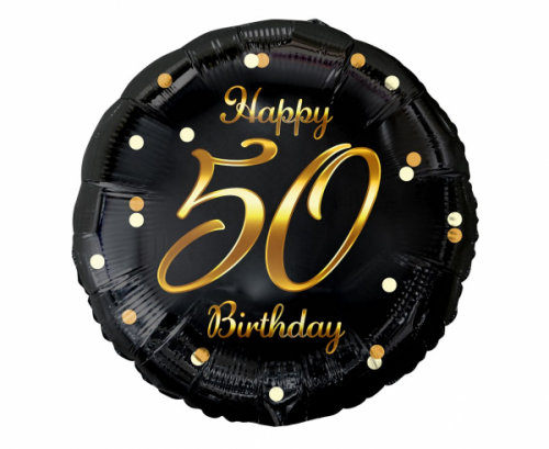 Balon HAPPY 50 Balon na 50 urodziny