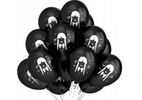 Balon z nadrukiem Wednesday Addams